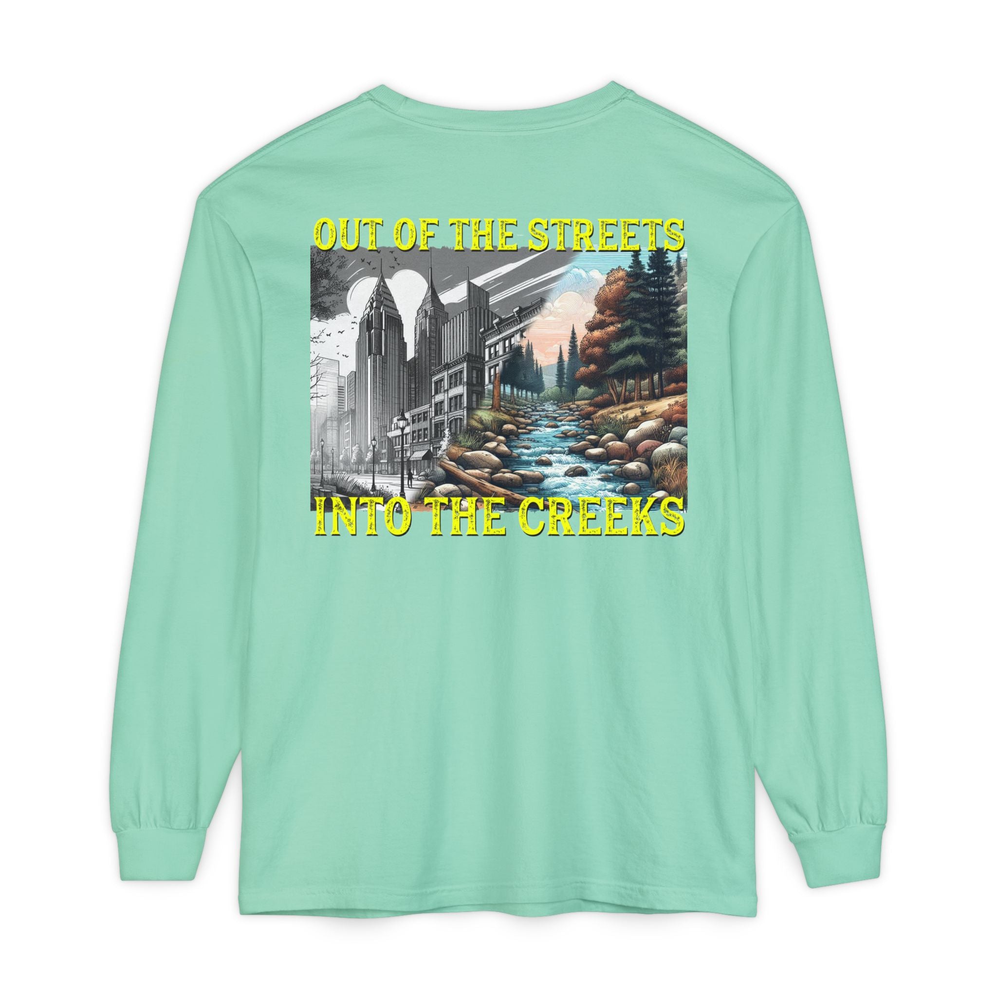 'Into the Creeks' Long Sleeve Tee
