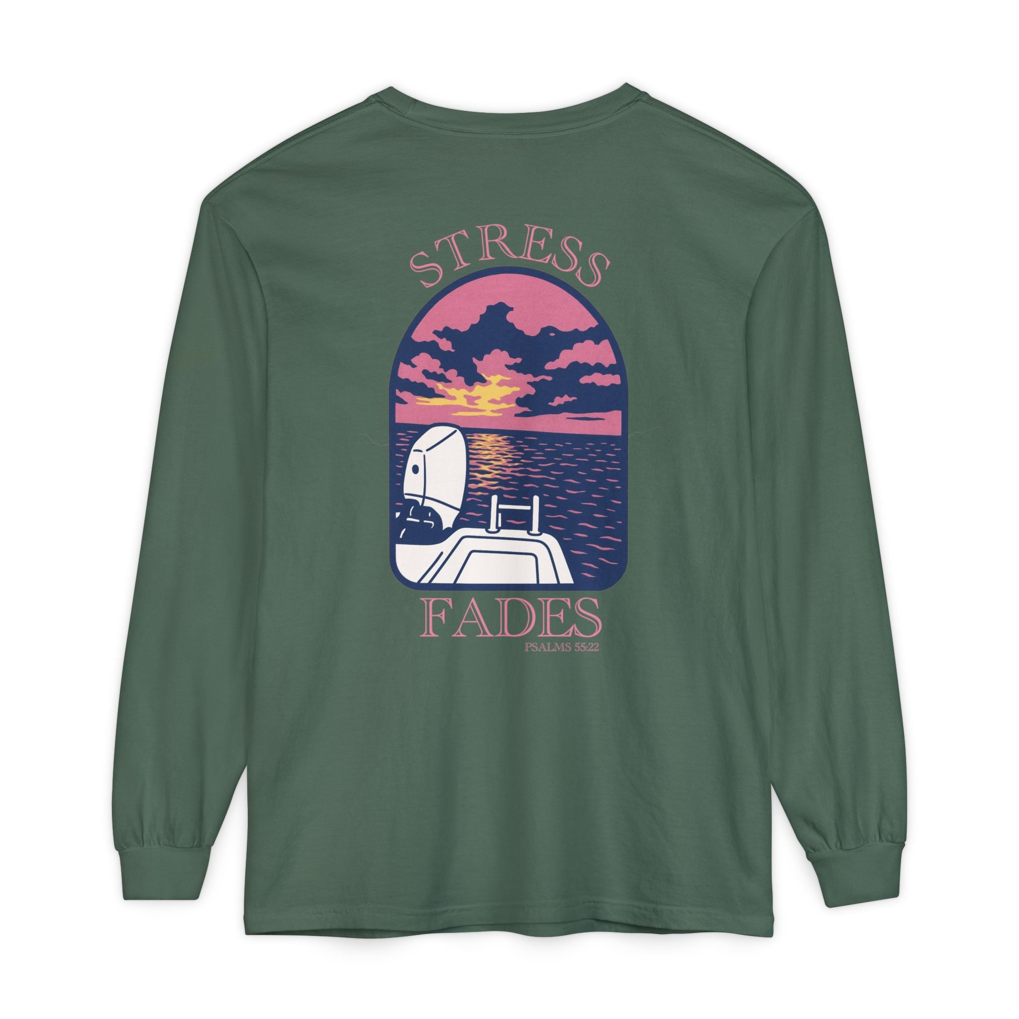 Stress Fades Long Sleeve Tee