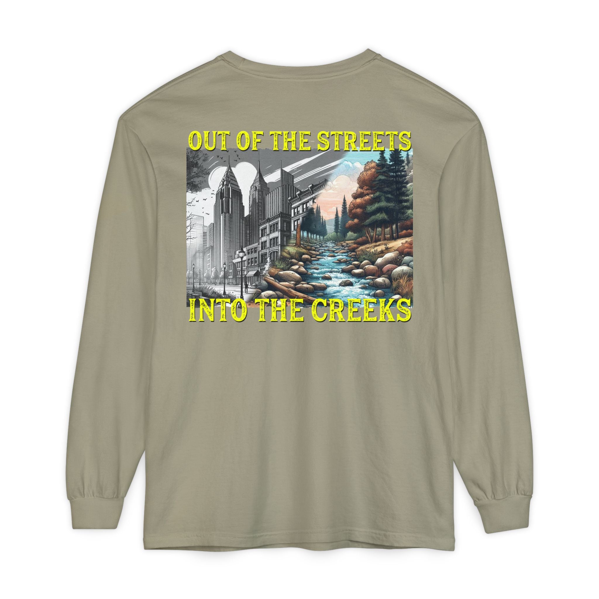 'Into the Creeks' Long Sleeve Tee