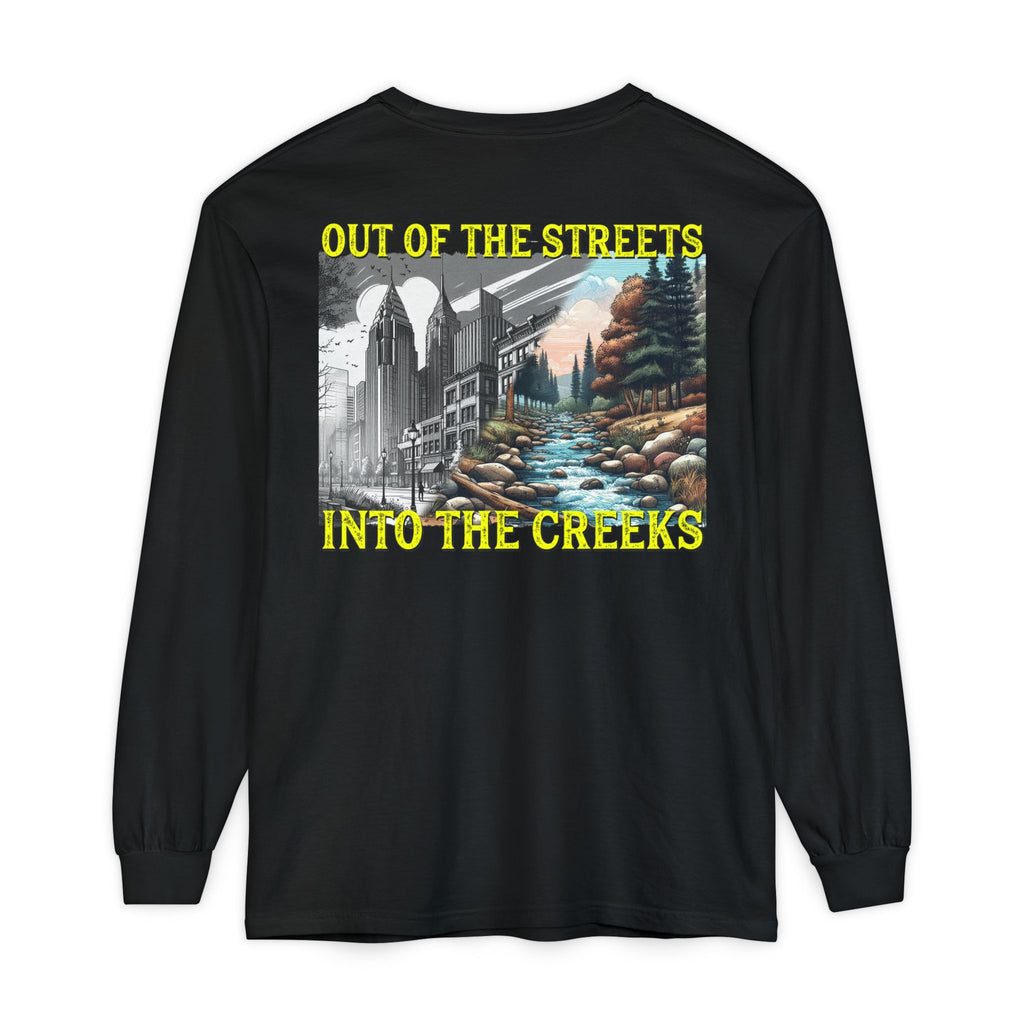 'Into the Creeks' Long Sleeve Tee