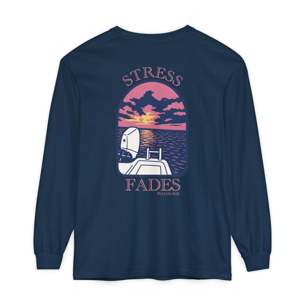 Stress Fades Long Sleeve Tee