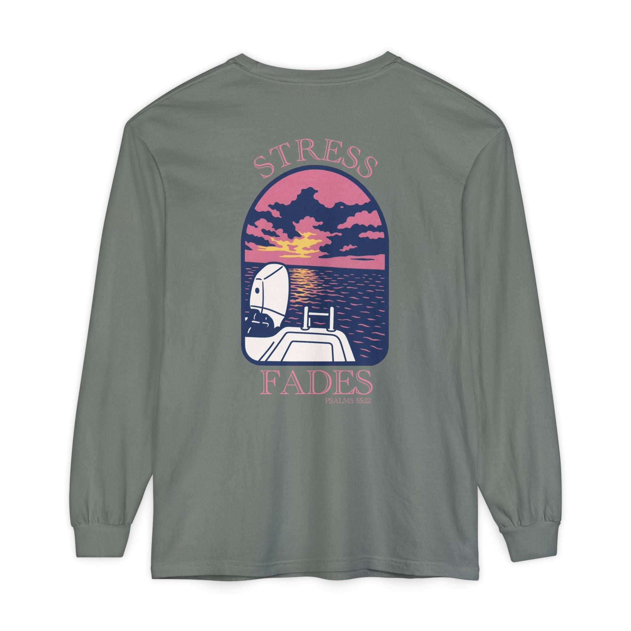 Stress Fades Long Sleeve Tee